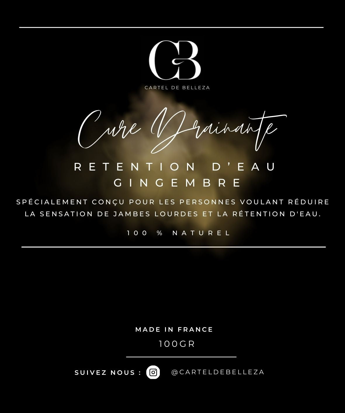 Cure Drainante Rétention D'eau - GINGEMBRE